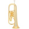 MIRAPHONE 25 1101A100 BUGLE A PALETTE AURIFIE - Avec étui