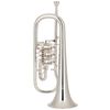 MIRAPHONE 25 1102A100 BUGLE A PALETTE ARGENTEE - Avec housse