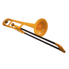 PBONE TROMBONE EN RESINE ABS JAUNE avec housse et embouchure
