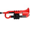 PBONE CORNET A PISTONS EN RESINE ABS ROUGE avec housse et embouchure