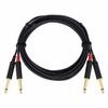 CORDIAL CFU3PC CABLE 2 JACKS MONO / 2 RCA - 3m