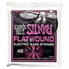 ERNIE BALL 2814 SLINKY FLATWOUND JEU BASSE ELECTRIQUE 45-100