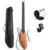 DONNER HUSH-I MH NAT GUITARE FOLK SILENCIEUSE DE VOYAGE ACAJOU NAT.
