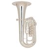 MIRAPHONE 481C "ELEKTRA" TUBA FA 6 PALETTES MESSING ARGENTEE +Housse