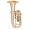 MIRAPHONE 481C "ELEKTRA" TUBA FA 6 PALETTES CUIVRE ROSE VERNI +Housse