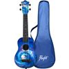 FLIGHT TUS40-SPA UKULELE SOPRANO EN ABS MOTIF SPACE + Housse