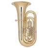 MIRAPHONE 495 "HAGEN" TUBA 4/4 SIB 4 PALETTES CUIVRE JAUNE +Housse