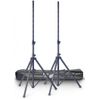 STAGG SPS10-AL BK SET PAIRE DE SUPPORT ENCEINTE NOIRE - Avec Housse