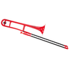 PBONE TROMBONE EN RESINE ABS ROUGE avec housse et embouchure
