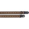 STAGG SWO-FLO ORN COURROIE NYLON TISSE - MOTIF FLORAL ORANGE