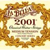 LABELLA 2001-MED JEU CORDE GUTARE CLASSIQUE - TIRANT MEDIUM