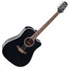 TAKAMINE GD34CE-BLK GUITARE FOLK ELECTRO DREADNOUGHT NOIRE BRILLANTE