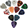 DUNLOP CELLULOÏD VARIETY PACK 12 MEDIATORS MEDIUM