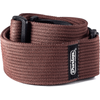 DUNLOP D27-01BR SANGLE COURROIE CHOCOLATE COTON MARRON