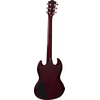 EKO DV10-RED GUITARE ELECTRIQUE TYPE "SG" TRANSPARENT RED