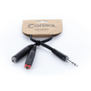 CORDIAL EY0.3VGG CABLE JACK STEREO MALE / 2 JACKs MONO FEMELLES 30cm