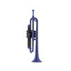 PTRUMPET TROMPETTE EN RESINE ABS BLEUE avec housse et embouchure