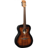 LAG TN70A-B&B "TRAMONTANE" GUITARE FOLK NYLON AUDITORIUM BLACK&BROWN