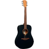 LAG T70D-BLS "TRAMONTANE" GUITARE FOLK DREADNOUGHT BLACK SATIN