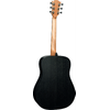 LAG T70D-BLS "TRAMONTANE" GUITARE FOLK DREADNOUGHT BLACK SATIN