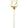 RIEDL LYRE VERNI POUR TROMPETTE & PETIT CUIVRE - 16CM / 2 PINCES