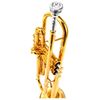 B&S MBX2-GL TROMPETTE SIB ARGENTEE avec étui et embouchure