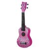 VGS MANOA WAIMEA W-SO-MP UKULELE SOPRANO "MANDALA" ROSE + housse