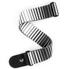D'ADDARIO P20S1508 "OPTICAL ART" COURROIE POUR GUITARE NOIR & BLANC