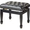 STAGG PB85 BKP LBK BANQUETTE CUIR DE CONCERT NOIRE