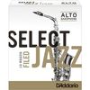 D'ADDARIO SELECT JAZZ "FILED" ANCHES SAXOPHONE ALTO 3 HARD