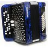HOHNER NOVA II 40 BASSES BLEU ACCORDEON CHROMATIQUE BOUTON + HOUSSE