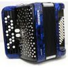 HOHNER NOVA II 60 BASSES BLEU ACCORDEON CHROMATIQUE BOUTONS + HOUSSE