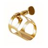BG L91 TRADITION LIGATURE CLARINETTE BASSE plaquée or avec couvre bec