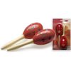 STAGG MRW-29 MARACAS OVALE ROUGE 29CM