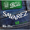 SAVAREZ A230XL JEUX DE 12 CORDES GUITARE FOLK BRONZE EXTRA LIGHT
