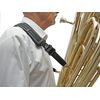 BG T01 CORDON TUBA - COURROIE EPAULE AVEC 2 CROCHETS METAL A POMPE