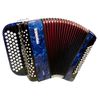 HOHNER NOVA II 80 BASSES BLEU ACCORDEON CHROMATIQUE BOUTON + HOUSSE