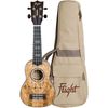 FLIGHT DUS410 UKULELE SOPRANO QUILTED ASH + Housse