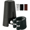 VANDOREN LC24P LIGATURE CUIR CLARINETTE BASSE + COUVRE BEC PLASTIQUE