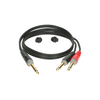 KLOTZ AY1-0300 CABLE D'INSERT JACK TRS/2 JACKS TS 3m
