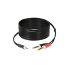 KLOTZ AY5-0100 CABLE MINI JACK TRS/2 JACKS TS CONTACT OR 1m