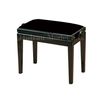 HIDRAUMODEL BG1M BANQUETTE PIANO PIEDS COLLES NOIR BRILLANT/VEL. NOIR