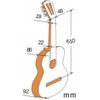 ALHAMBRA 1C "HYBRID TERRA" CADETE GUITARE CLASSIQUE 3/4 avec housse