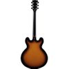 EKO SA350 GUITARE ELECTRIQUE HOLLOWBODY DOUBLE CUT SUNBURST