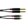 CORDIAL CFU3PC CABLE 2 JACKS MONO / 2 RCA - 3m