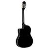 ORTEGA RCE145BK GUITARE CLASSIQUE ELECTRO NOIR - Table en cèdre