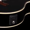 ORTEGA RCE145BK GUITARE CLASSIQUE ELECTRO NOIR - Table en cèdre