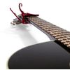 KYSER KG6R "QUICK CHANGE" CAPODASTRE GUITARE FOLK ROUGE