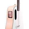LAVA ME PLAY 36" GUITARE FOLK ELECTRO LIGHT PEACH/FROST WHITE Litebag
