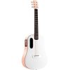 LAVA ME PLAY 36" GUITARE FOLK ELECTRO LIGHT PEACH/FROST WHITE Litebag
